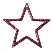 Article Décoration de table décorative à paillettes étoiles baies Noël 4,5 cm 120 pcs