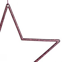 Article Décoration de Noël Deco Star Berry à suspendre Ø18cm 8 pcs