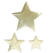 Article Étoiles décoratives à disperser dorées Ø3-7cm – 2e choix – 44 pièces