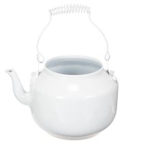 Article Théière décorative en métal au style vintage pour les compositions florales