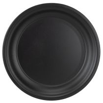 Article Assiette décorative bol en métal assiette décorative anthracite Ø26cm 2pcs