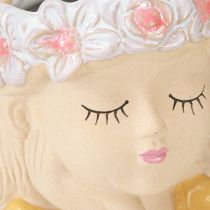 Article Vase décoratif en céramique pour jardinière fille Ø7,5cm H16cm 2pcs