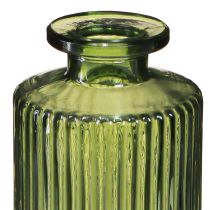 Article Vases décoratifs mini vases verts verre rétro Ø5cm H13cm 6 pcs