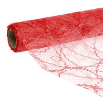 Article Ruban de table déco polaire rouge 30cm 5m