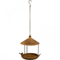 Article Bain d'oiseau décoratif, bain d'oiseau, grille de jardin décorative Ø23cm H27.5cm