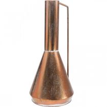 Article Vase déco vintage cruche décorative en métal couleur cuivre Ø26cm H58cm