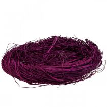 Raphia décoratif pour l&#39;artisanat Raphia naturel raphia violet 300g