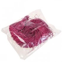 Article Raphia décoratif pour fabriquer du raphia naturel raphia mauve 300g