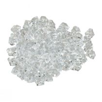 Glaçons décoratifs, glaçons artificiels, acrylique, transparent, 1 cm, 200 g