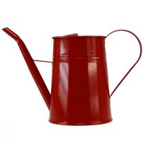 Article Arrosoir décoratif arrosoir d&#39;intérieur en métal rouge 1,7L H23cm