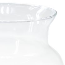 Article Vase décoratif en verre lanterne verre clair Ø18cm H20cm