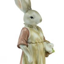 Article Lapin de Pâques Hase Figurine décorative panier à œufs 37cm