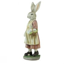 Article Lapin de Pâques lapin Figurine décorative panier à œufs 37cm