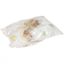 Article Décoration de Pâques poulet décoratif à suspendre décoration en bois H8cm 6 pcs