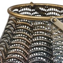 Lanterne Décorative Lanterne Bougeoir Métal Ø26cm H40.5cm