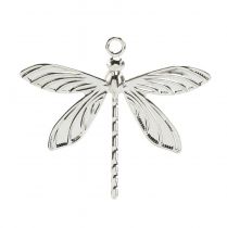 Article Libellules décoratives à suspendre décoration d&#39;été argent 5×4cm 36 pcs