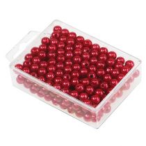 Article Perles décoratives rouges Ø8mm 250 pcs