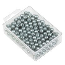 Article Perles décoratives Ø8mm argent 250 pcs