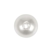 Article Perles décoratives à enfiler perles artisanales blanches 6mm 300g
