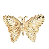 Article Papillons décoratifs en métal à suspendre doré 5cm 30 pcs