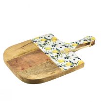 Article Planche à découper décorative à suspendre en bois de manguier d'été 38,5×23cm