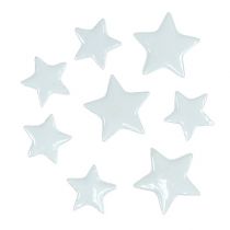 Article Étoiles décoratives à disperser blanches 4-5cm 72 pcs