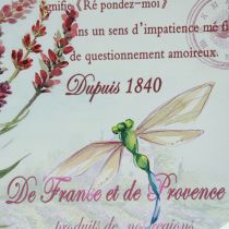 Article Plateau décoratif plateau en plastique lavande blanc 39×27,5cm