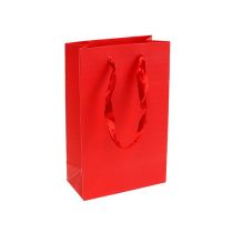 Sac déco pour cadeau rouge 12cm x19cm 1pc