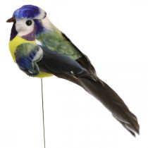 Déco Oiseaux sur Fil Déco Printemps Mésange Bleue 10×3cm 9pcs