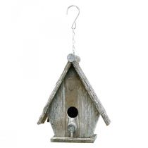 Article Nichoir décoratif à suspendre Birdhouse Deco Gris H22cm