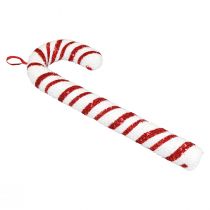 Déco canne à sucre décoration de vitrine de Noël rouge blanc rayé H51,5cm