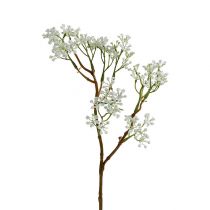 Branche décorative vert blanc L. 43 cm 4 p.