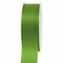 Article Ruban cadeau et décoration vert 40mm 50m