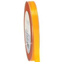 Article Ruban décoratif cadeau ruban orange lisière 8mm 50m