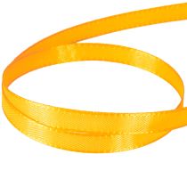 Article Ruban décoratif cadeau ruban orange lisière 8mm 50m