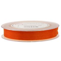 Article Ruban décoratif en velours orange foncé 20 mm 10 m
