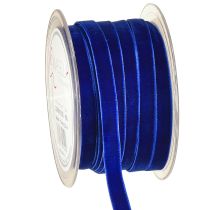 Article Ruban décoratif en velours bleu 10 mm 20 m