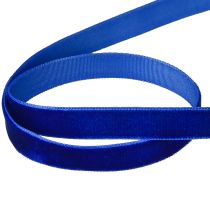 Article Ruban décoratif en velours bleu 10 mm 20 m
