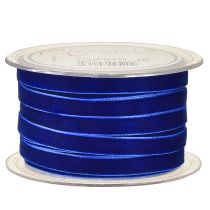 Article Ruban décoratif Velours ruban velours bleu 10mm 20m