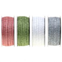 Ruban optique déco velours 10mm 20m