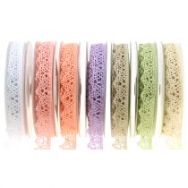 Ruban décoratif dentelle 22 mm 20 m