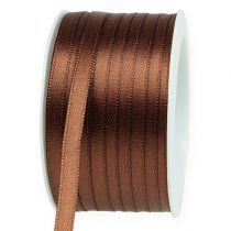 Article Ruban cadeau marron 6mm x 50m