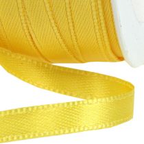 Article Ruban décoratif cadeau en taffetas jaune 3 mm x 50 m