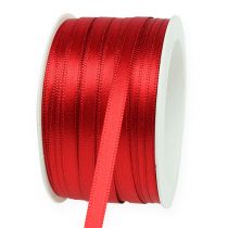 Article Ruban cadeau et décoration 6 mm x 50 m rouge clair