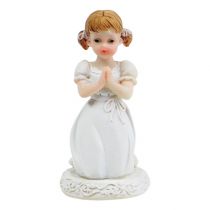 Figurine décorative pour communion fillette 8,5 cm
