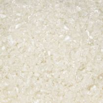 Article Granulés décoratifs, granulés de verre, sable décoratif 1-2 mm, nacre, 2 kg