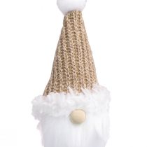 Article Suspensions décoratives Gnome de Noël Bois H11cm 3pcs
