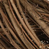 Article Couronne décorative branches d&#39;orme naturel Ø32cm–35cm H6,5cm 2pcs