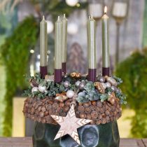 Couronne décorative eucalyptus vert Couronne artificielle d&#39;eucalyptus Ø32cm