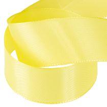 Article Ruban décoratif taffetas ruban cadeau jaune clair 40 mm 50 m